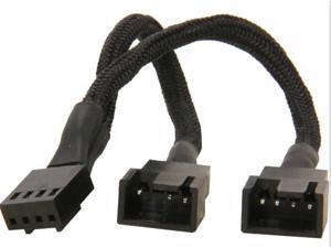 5 pcs/Set Silverstone CPF01 3.94" One-to-two PWM Fan Splitter Cable 3 Connector Number 5 pcs/Set Silverstone CPF01 3.94" One-to-two PWM Fan Splitter Cable 3 Connector Number