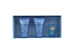 Versace Eau Fraiche by Versace - 3 PIECE SET Gift Set - 0.17 OZ EAU DE TOILETTE, 0.8 OZ BATH & SHOWER GEL, 0.8 OZ AFTER SHAVE BALM Versace Eau Fraiche by Versace - 3 PIECE SET Gift Set - 0.17 OZ EAU DE TOILETTE, 0.8 OZ BATH & SHOWER GEL, 0.8 OZ AFTER SHAVE BALM