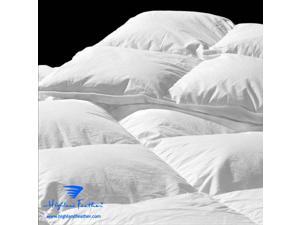 Highland Feather 233 TC 650 Loft Queen Size 27 oz European White Down Comforter Highland Feather 233 TC 650 Loft Queen Size 27 oz European White Down Comforter