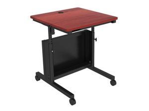 Versa Tables Junction Folding Table, Height Adjustable Flip-Top, Multi-Use Design for Space Saving Storage and Mobility - 30 x 30, Black Frame, Cherry Surface Versa Tables Junction Folding Table, Height Adjustable Flip-Top, Multi-Use Design for Space Saving Storage and Mobility - 30 x 30, Black Frame, Cherry Surface