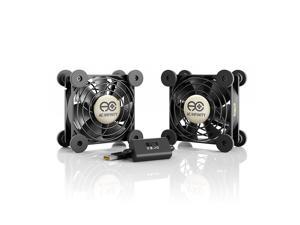 AC Infinity MULTIFAN S5, Quiet Dual 80mm USB Fan for Receiver DVR Playstation Xbox Computer Cabinet Cooling AC Infinity MULTIFAN S5, Quiet Dual 80mm USB Fan for Receiver DVR Playstation Xbox Computer Cabinet Cooling