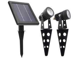 Mini 50X Twin Solar-Powered Cast Aluminum Warm White LED Spot Light 60 Lumen Per Light Fixture for Outdoor Garden Yard Landscape Downlight Mini 50X Twin Solar-Powered Cast Aluminum Warm White LED Spot Light 60 Lumen Per Light Fixture for Outdoor Garden Yard Landscape Downlight