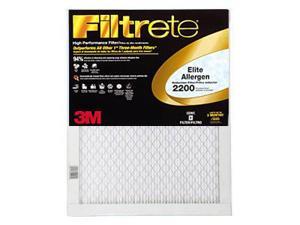 3M Filtrete MM16X25 16x25x1 - 15.6 x 24.6 Filtrete 2200 Elite Allergen Reduction Filter by 3M Pack of - 2 3M Filtrete MM16X25 16x25x1 - 15.6 x 24.6 Filtrete 2200 Elite Allergen Reduction Filter by 3M Pack of - 2