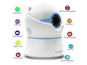 Sumpple S822 baby monitor wifi network IP camera night vision 720p Blue Sumpple S822 baby monitor wifi network IP camera night vision 720p Blue