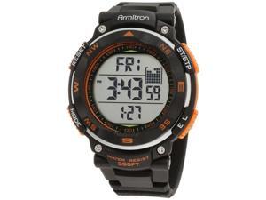 Armitron Men 8251ORG Round Metalized Orange Accented Watch Armitron Men 8251ORG Round Metalized Orange Accented Watch