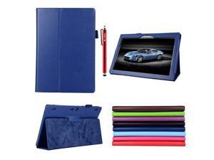 Moonmini Lenovo Tab 2 A10-70 PU Leather Flip Folio Smart Case Cover with Stand Function and Pen Holder (Blue) Moonmini Lenovo Tab 2 A10-70 PU Leather Flip Folio Smart Case Cover with Stand Function and Pen Holder (Blue)