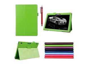 Moonmini Lenovo Tab 2 A10-70 PU Leather Flip Folio Smart Case Cover with Stand Function and Pen Holder (Green) Moonmini Lenovo Tab 2 A10-70 PU Leather Flip Folio Smart Case Cover with Stand Function and Pen Holder (Green)