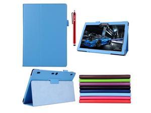 Moonmini Lenovo Tab 2 A10-70 PU Leather Flip Folio Smart Case Cover with Stand Function and Pen Holder (Sky Blue) Moonmini Lenovo Tab 2 A10-70 PU Leather Flip Folio Smart Case Cover with Stand Function and Pen Holder (Sky Blue)