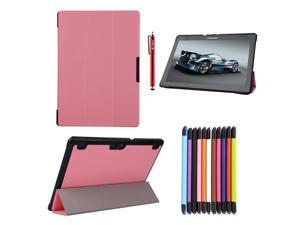 Moonmini Lenovo Tab 2 A10-70 PU Leather Flip Folio Smart Case Cover with Stand Function and Magnetic Closure (Pink) Moonmini Lenovo Tab 2 A10-70 PU Leather Flip Folio Smart Case Cover with Stand Function and Magnetic Closure (Pink)