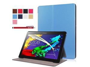 Moonmini Case for Lenovo Tab 2 A10-30F PU Leather Folding Flip Case Cover Protector with Stand Function (Sky Blue) Moonmini Case for Lenovo Tab 2 A10-30F PU Leather Folding Flip Case Cover Protector with Stand Function (Sky Blue)