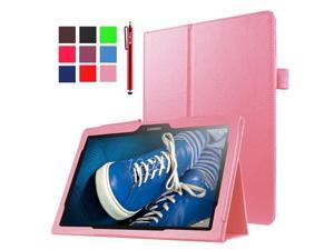 Moonmini Case for Lenovo Tab 2 A10-30 PU Leather Folding Flip Case Cover Protector with Stand Function (Pink) Moonmini Case for Lenovo Tab 2 A10-30 PU Leather Folding Flip Case Cover Protector with Stand Function (Pink)