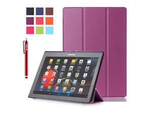 Moonmini Case for Lenovo Tab 2 A10-70/A10-30/X30F PU Leather Flip Stand Case Cover Protector with Auto Sleep / Wake Function (Purple) Moonmini Case for Lenovo Tab 2 A10-70/A10-30/X30F PU Leather Flip Stand Case Cover Protector with Auto Sleep / Wake Function (Purple)