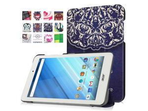 Moonmini Case for Acer Iconia One 8 B1-850 PU Leather Tablet Case Flip Cover Protector with Stand Function (Flower Vine) Moonmini Case for Acer Iconia One 8 B1-850 PU Leather Tablet Case Flip Cover Protector with Stand Function (Flower Vine)