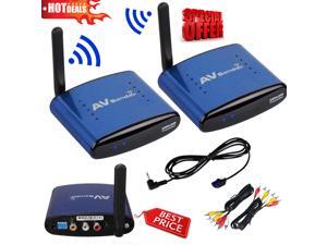Wireless AV Sender 5.8Ghz STB TV Audio Video Transmitter Receiver IR Remote 200M + Receivers TV Extender + IR Remote Extender(Blue) Wireless AV Sender 5.8Ghz STB TV Audio Video Transmitter Receiver IR Remote 200M + Receivers TV Extender + IR Remote Extender(Blue)