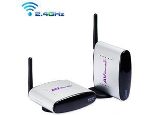 2.4G Audio/Video AV TV Transmitters IR Remote Wireless Extender RCA Receivers PAT-330 (White) 2.4G Audio/Video AV TV Transmitters IR Remote Wireless Extender RCA Receivers PAT-330 (White)