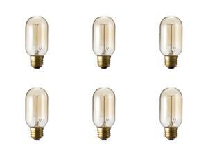 T45 Vintage Lighting Antique Light Bulb Fits : E26 / E27 Warm White Nostalgic Lamp Cage Filament 120V 40 Watts - 6 Pack T45 Vintage Lighting Antique Light Bulb Fits : E26 / E27 Warm White Nostalgic Lamp Cage Filament 120V 40 Watts - 6 Pack