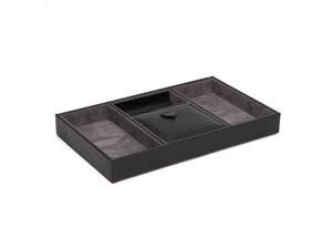 Blake Lizard Embossed Valet Tray by Wolf Black Blake Lizard Embossed Valet Tray by Wolf Black