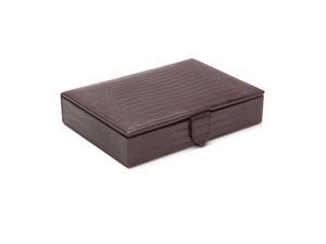 Blake Lizard Embossed Cufflink Box by Wolf Brown Blake Lizard Embossed Cufflink Box by Wolf Brown