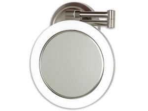 Zadro Dimmable Sunlight Fluorescent Double-Sided Wall-Mount Mirror Zadro Dimmable Sunlight Fluorescent Double-Sided Wall-Mount Mirror