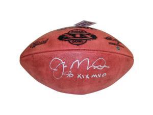 Joe Montana Signed Super Bowl XIX Football with "SB XIX MVP" Inscription Joe Montana Signed Super Bowl XIX Football with "SB XIX MVP" Inscription