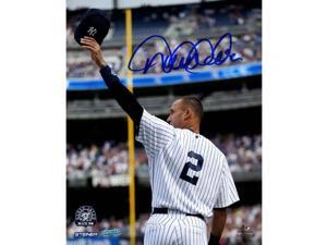 Derek Jeter Waves Hat to Crowd Signed Photo Derek Jeter Waves Hat to Crowd Signed Photo
