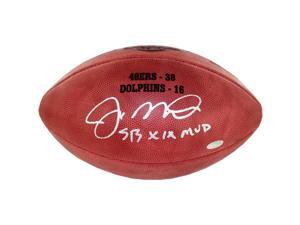 Joe Montana Signed Super Bowl XIX Football with "SB XIX MVP" & Engraved Final Score Inscription Joe Montana Signed Super Bowl XIX Football with "SB XIX MVP" & Engraved Final Score Inscription