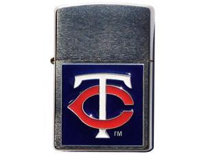 MLB Large Emblem Zippo Lighter - Minnesota Twins MLB Large Emblem Zippo Lighter - Minnesota Twins