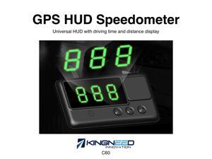 Kingneed GPS Vehicle Speed Head-Up Display, Speedometer Tracker with driving time and distance display Kingneed GPS Vehicle Speed Head-Up Display, Speedometer Tracker with driving time and distance display
