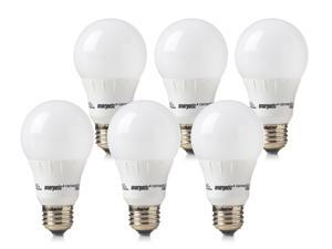 Energetic Lighting Extended Life A19 Dimmable 800 Lumen LED Bulbs - 6 Packs Energetic Lighting Extended Life A19 Dimmable 800 Lumen LED Bulbs - 6 Packs