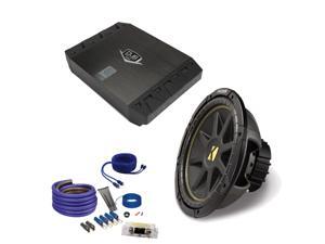 Kicker 10C104 10" Comp Subwoofer, Jensen DUBa2100 200 Watt Amp and an Amp wire kit package Kicker 10C104 10" Comp Subwoofer, Jensen DUBa2100 200 Watt Amp and an Amp wire kit package