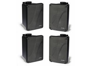 Kicker 11KB6000B Black Outdoor Speaker Bundle - 4 Speakers Kicker 11KB6000B Black Outdoor Speaker Bundle - 4 Speakers
