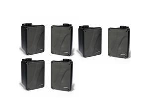 Kicker 11KB6000B Black Outdoor Speaker Bundle - 6 Speakers Kicker 11KB6000B Black Outdoor Speaker Bundle - 6 Speakers