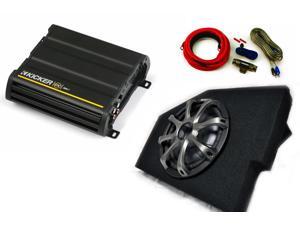 Kicker for Dodge Ram Quad/Crew Cab 02-15 10" Kicker CompVT sub in under-seat box w/ grille, 300 Watt amp, and wiring kit Kicker for Dodge Ram Quad/Crew Cab 02-15 10" Kicker CompVT sub in under-seat box w/ grille, 300 Watt amp, and wiring kit