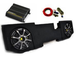 Kicker for Dodge Ram Quad / Crew Cab 02-15 - 10" Comp D Subs under-seat w/ Kicker Grilles, 300 watt Amp & Wire kit Kicker for Dodge Ram Quad / Crew Cab 02-15 - 10" Comp D Subs under-seat w/ Kicker Grilles, 300 watt Amp & Wire kit