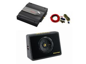 Kicker 10" Comp S 40TCWS104 Truck Box w/ Refurbished JVC 400 Watt Amp & wire kit Kicker 10" Comp S 40TCWS104 Truck Box w/ Refurbished JVC 400 Watt Amp & wire kit