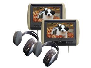 (2) Audiovox AVXMTGHR9HD 9" Headrest Monitor Systems w/ Built in DVD Player (2) Audiovox AVXMTGHR9HD 9" Headrest Monitor Systems w/ Built in DVD Player