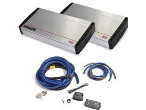 Kicker KX Amplifier package - Two Kicker KX-Series 2400 Watt Monoblock Amplifiers and 1/0 gauge dual-amp wiring kit Kicker KX Amplifier package - Two Kicker KX-Series 2400 Watt Monoblock Amplifiers and 1/0 gauge dual-amp wiring kit