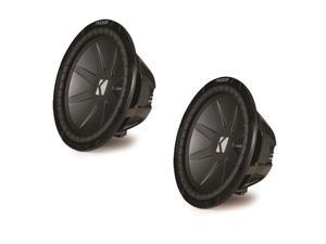 Kicker CompR package - Two 12" CompR Subwoofers Dual 2 Ohm 40CWR122 Kicker CompR package - Two 12" CompR Subwoofers Dual 2 Ohm 40CWR122