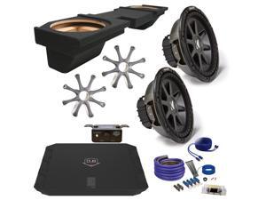 Kicker Ram CVR122 12" Truck Bundle with DUBA11000D 1100 Watt Amplifier + Enclosure + Wire Kit Kicker Ram CVR122 12" Truck Bundle with DUBA11000D 1100 Watt Amplifier + Enclosure + Wire Kit