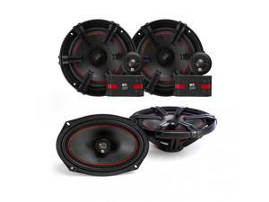 MB Quart 6.5" Componet Set 6x9 Coaxial Bundle MB Quart 6.5" Componet Set 6x9 Coaxial Bundle