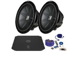 Kicker CWR122 12" Bundle with DUBA1100D 1100 Watt Amplifier + Wire Kit Kicker CWR122 12" Bundle with DUBA1100D 1100 Watt Amplifier + Wire Kit