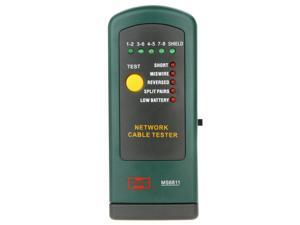 MASTECH MS6811 Network Cable Tester Line Tracker w/ 10Base-T T568A T568B & Token Ring Test MASTECH MS6811 Network Cable Tester Line Tracker w/ 10Base-T T568A T568B & Token Ring Test