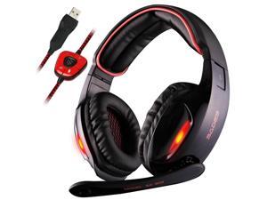 Sades SA 902 7.1 Surround Sound Effect USB Gaming Headset Headphone with Mic NEW Sades SA 902 7.1 Surround Sound Effect USB Gaming Headset Headphone with Mic NEW