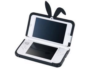 BUNNY SILICON COVER CASE BLACK/PINK for NEW 3DS LL XL BUNNY SILICON COVER CASE BLACK/PINK for NEW 3DS LL XL
