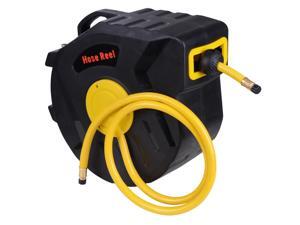 Yescom USA 3/8" X 50' Retractable Auto Rewind Air Compressor Hose Reel Tools 300PSI Garage Yescom USA 3/8" X 50' Retractable Auto Rewind Air Compressor Hose Reel Tools 300PSI Garage