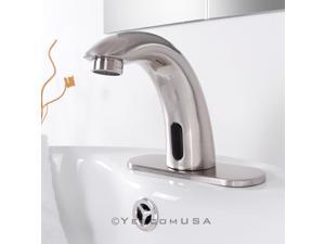 Auto Electronic Sensor Touchless Bathroom Sink Faucet - Commercial Hands Free Tap Auto Electronic Sensor Touchless Bathroom Sink Faucet - Commercial Hands Free Tap