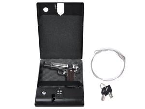 Electronic Gun Safe Digital Security Box Keypad Lock Cash Jewelry Pistol Key Car Electronic Gun Safe Digital Security Box Keypad Lock Cash Jewelry Pistol Key Car