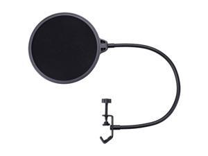 Studio Microphone Mic Wind Screen Pop Filter Mask Shield Mount Gooseneck Studio Microphone Mic Wind Screen Pop Filter Mask Shield Mount Gooseneck