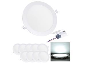 10x 18W SMD LED Recessed Ceiling Panel Down Light Lamp W/ Driver Energy Saving 10x 18W SMD LED Recessed Ceiling Panel Down Light Lamp W/ Driver Energy Saving