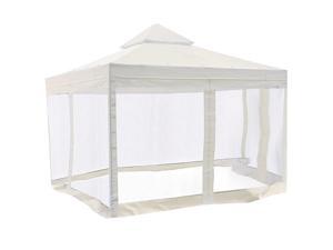 10x10' 2 Tier Gazebo Top Canopy Replacement w/ 78" XL Mosquito Net Patio Cover 10x10' 2 Tier Gazebo Top Canopy Replacement w/ 78" XL Mosquito Net Patio Cover